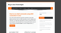 Desktop Screenshot of javatechblog.com